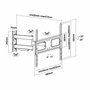 Aisens Soporte de Pared WT70TSLE-025 para TV de 37-70 pulg, Negro